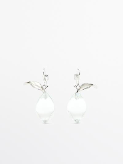 Zara Мини-серьги с подвеской в виде лимона купить с доставкой.
