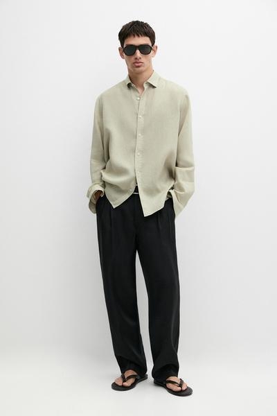 Zara Рубашка REGULAR FIT из 100% сверхтонкого льна