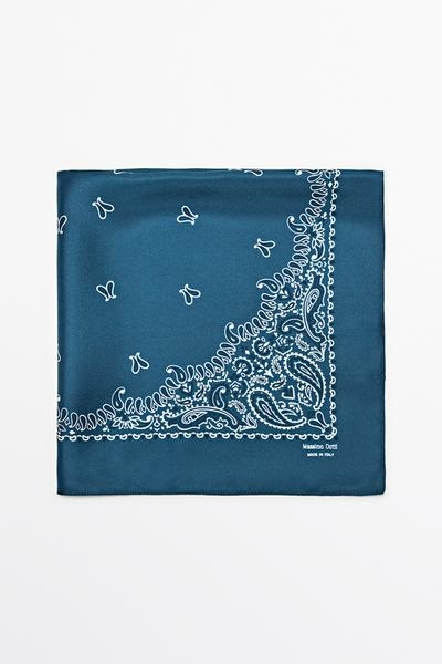 Zara Шарф с рисунком пейсли