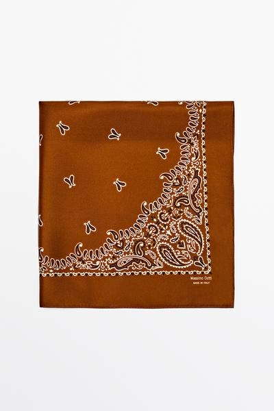 Zara Шарф с рисунком пейсли