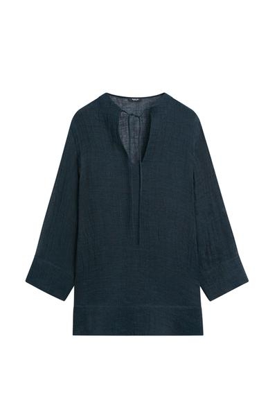 Zara Свободное мини-платье из 100% льна