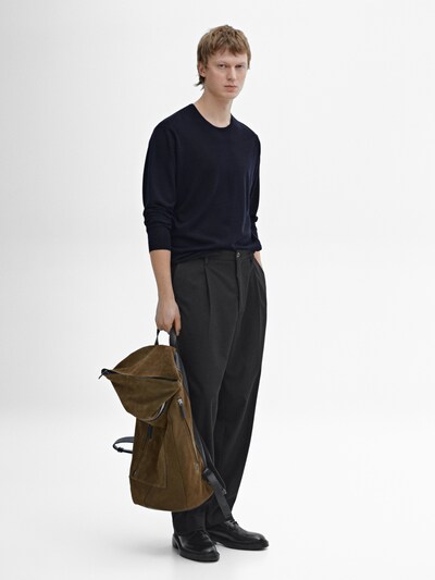 Zara Вязаный джемпер из 100% шерсти мериноса