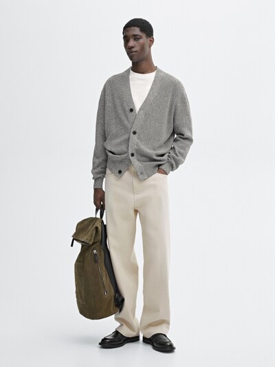 Zara Вязаный кардиган из хлопчатобумажного мулине