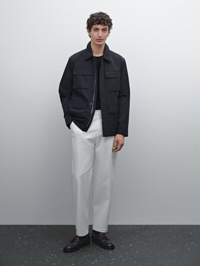 Zara Эластичный жакет с карманами