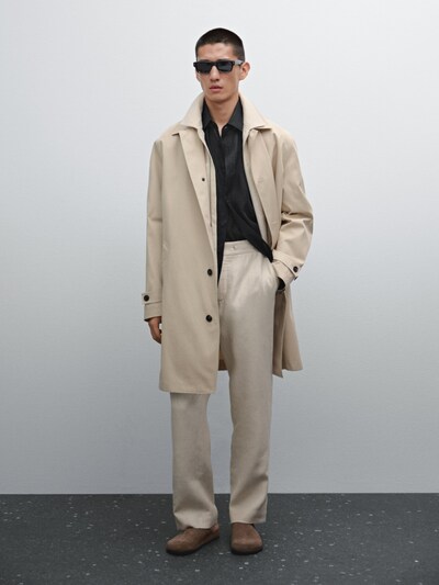 Zara Брюки костюмные из 100% льна