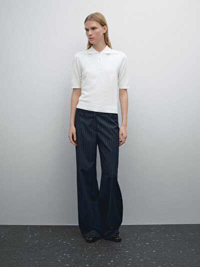 Zara Рубашка поло с коротким рукавом