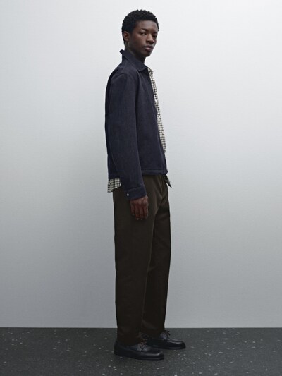 Zara Брюки для бега трусцой из хлопчатобумажной смеси