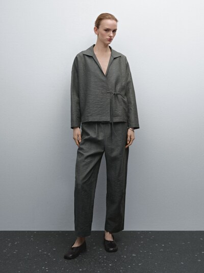 Zara Костюмные брюки с эластичным поясом