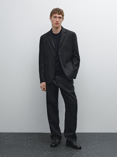 Zara Блейзер для костюма из 100% льна