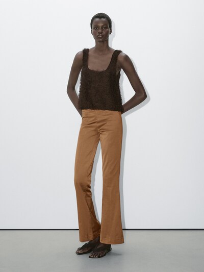 Zara Топ из вязаной пряжи букле - STUDIO