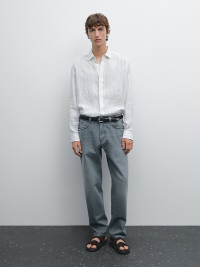 Zara Джинсы зауженного кроя из 100% хлопка