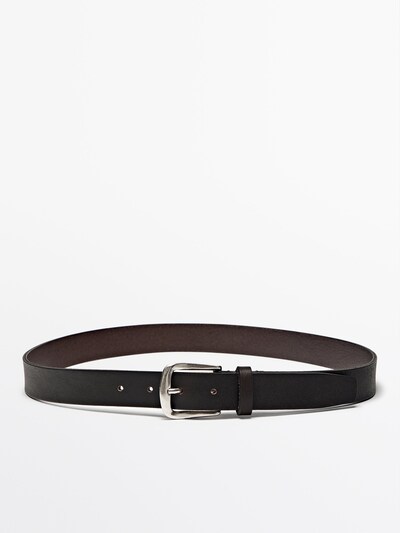 Zara Мягкий ремень из кожи наппа