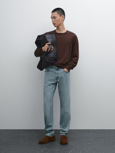 Zara Джинсы зауженного кроя из 100% хлопка