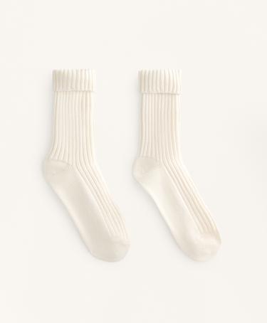 Zara Классические носки из смесовой шерсти купить с доставкой.