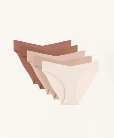 5 POLYAMIDE BLEND INVISIBLE V-CUT CLASSIC BRIEFS