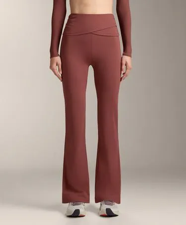 Брюки FLARE COMFORTLUX HIGH RISE с драпировкой на талии