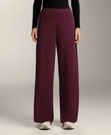 Длинные брюки супервысокой посадки из пике с хлопком- Заказать в России