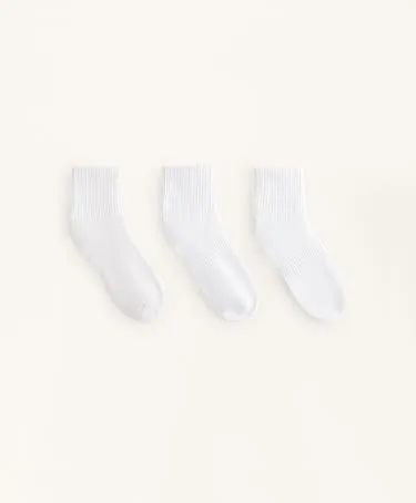 3 пары спортивных носков из хлопкового смесового материала, длиной до щиколотки- Заказать в России