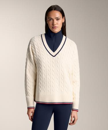 Zara Джемпер мини с косами и V-образным вырезом купить с доставкой.