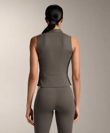 Майка без рукавов с молнией