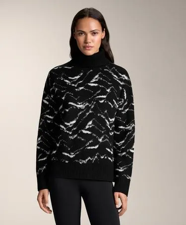 Джемпер горного вязания