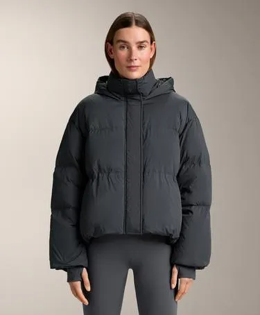 Короткая куртка с наполнителем из 100% пуха- Заказать в России