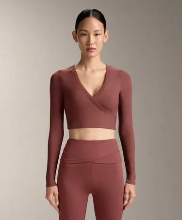 TANK TOP COMFORTLUX с перекрестными деталями и длинными рукавами- Заказать в России