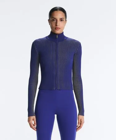 Приталенная куртка RIB из вязаного трикотажа- Заказать в России