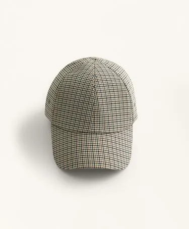 Кепка с принтом «гусиная лапка»- Заказать в России