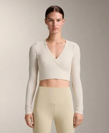 TANK TOP с длинным рукавом, перекрестный, RIB, модал- Заказать в России