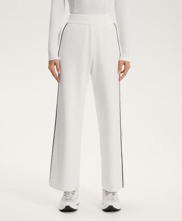 Zara Вязанные брюки прямого покроя с контрастной окантовкой купить с доставкой.