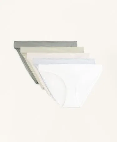 5 хлопковых классических трусиков