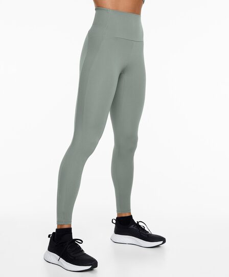 Zara Легинсы COMFORTLUX в рубчик с высокой посадкой длиной 65 см