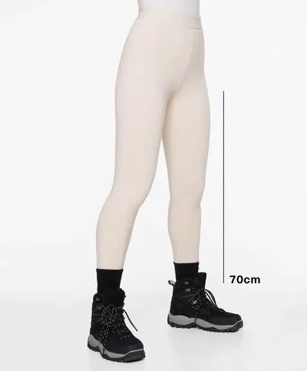 Бесшовные очень теплые легинсы SEAMLESS с высокой посадкой, 70 см