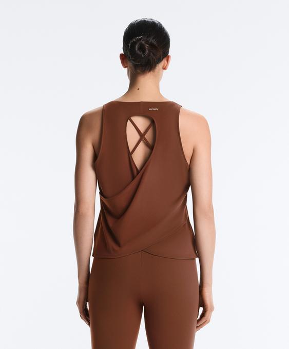 Zara Футболка с крестообразной спинкой COMFORTLUX