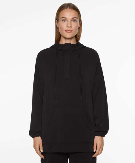 Zara Толстовка оверсайз на молнии из мягкой ткани с модалом