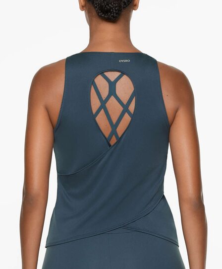 Zara Топ COMFORTLUX с перекрестными деталями на спине