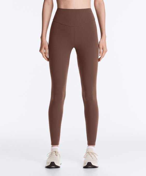 Zara Легинсы длиной до щиколотки COMFORTLUX с завышенной талией