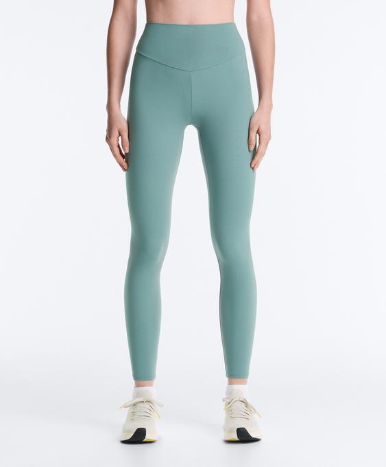 Zara Легинсы длиной до щиколотки COMFORTLUX с завышенной талией