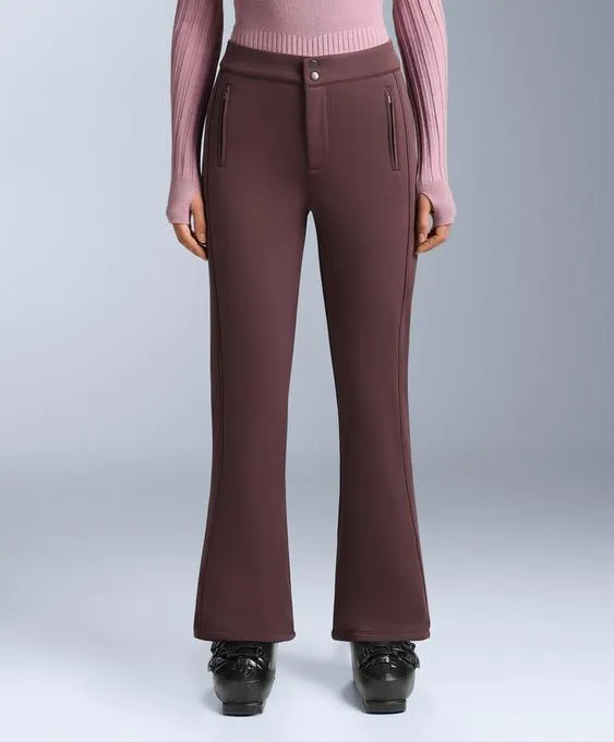 Water-resistant flare stretch Ski trousers- Заказать в России