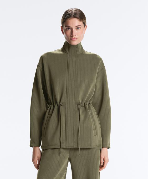 Zara Длинная куртка UTILITY из мягкой ткани с модалом