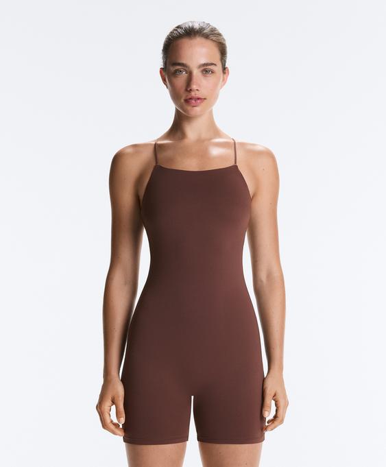 Zara Короткий комбинезон COMFORTLUX с перекрестными бретелями