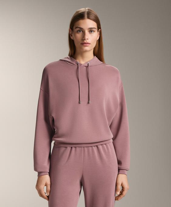 Zara Толстовка широкого прямого кроя с капюшоном из ткани с модалом купить с доставкой.