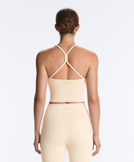 Zara Топ-майка COMFORTLUX с плетеными бретелями