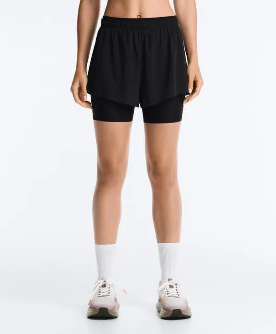 Oysho Технологичные шорты 2 в 1 с посадкой MID RISE