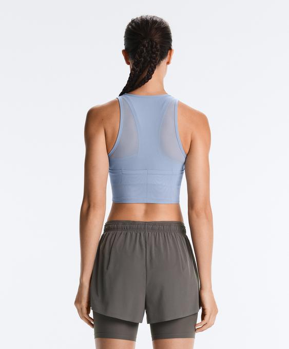 Zara Майка COMPRESSIVE с прозрачными деталями купить с доставкой.