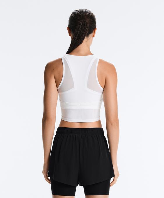 Zara Майка COMPRESSIVE с прозрачными деталями купить с доставкой.