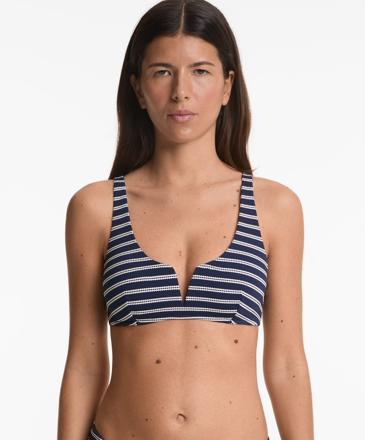 Zara Топ бикини халтер в полоску
