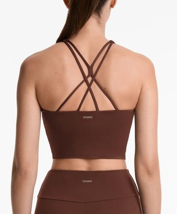 Zara Топ-майка COMFORTLUX с тесемками и чашками