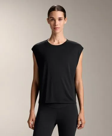 Топ без рукавов из смесового модала- Заказать в России